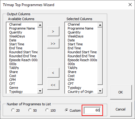 Excel.Top.Programmes.Wizard