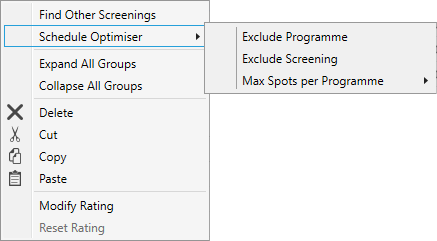 SpotListExcludeProgramme
