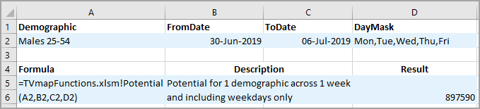 TVmap.Excel.Func.Potential.Example